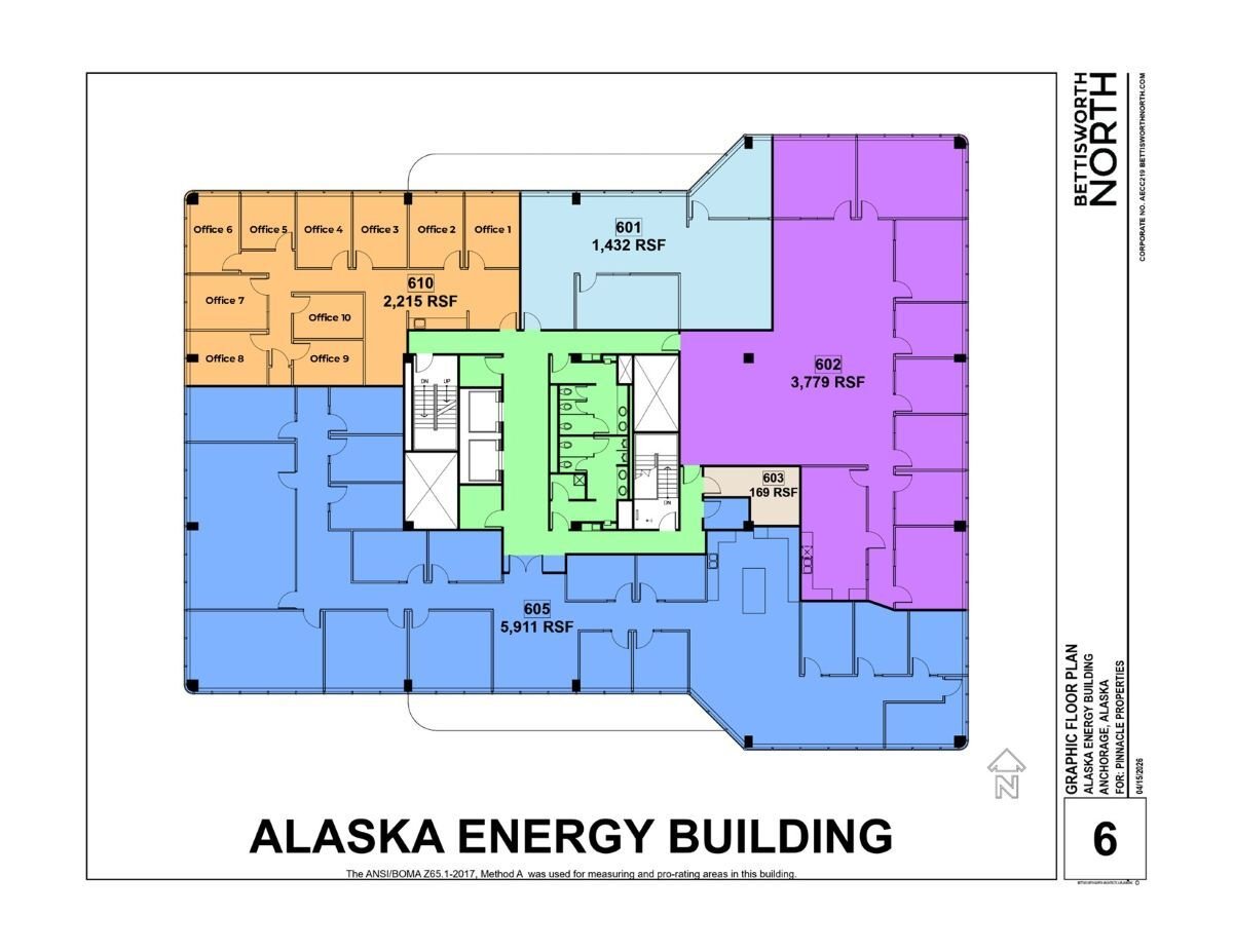 Suite 610 Floor Plan